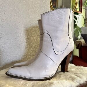 Rare 1980’s Destroy Brand Leather Boots – Size 8